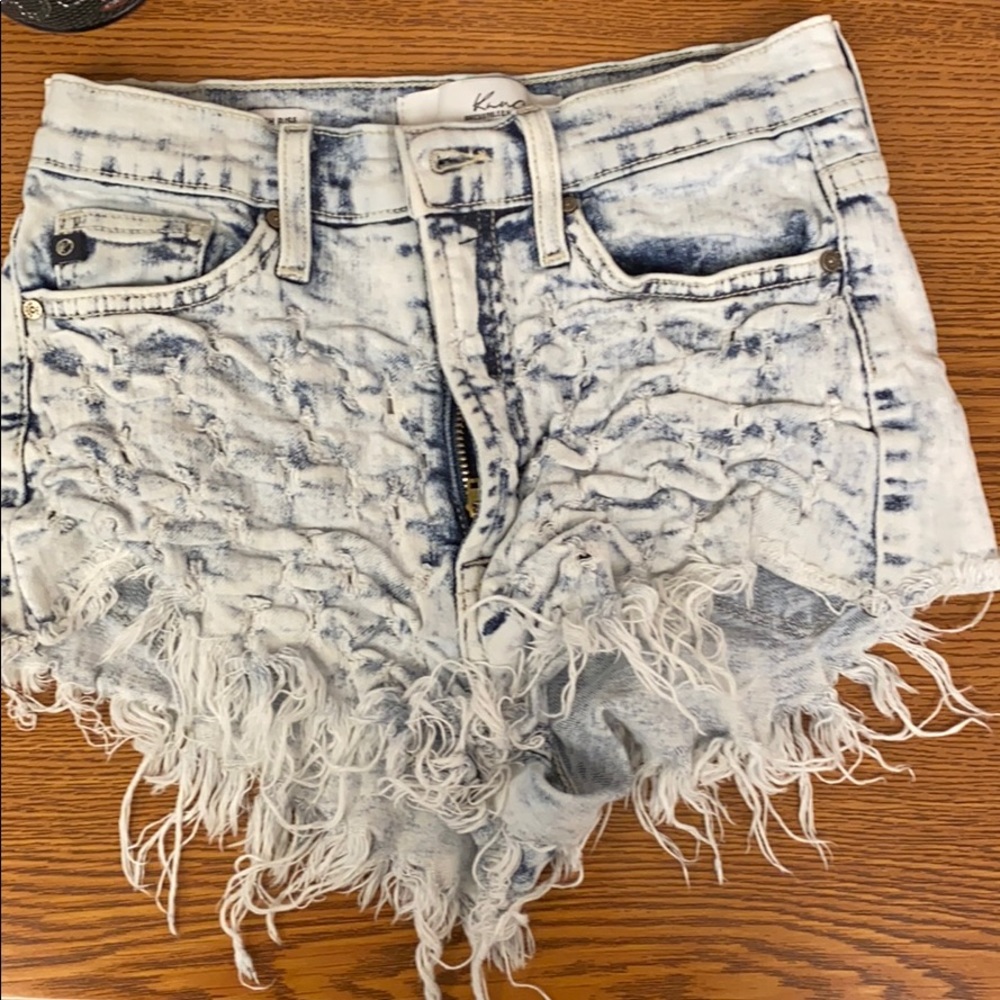 Light Denim High-awaits Shorts